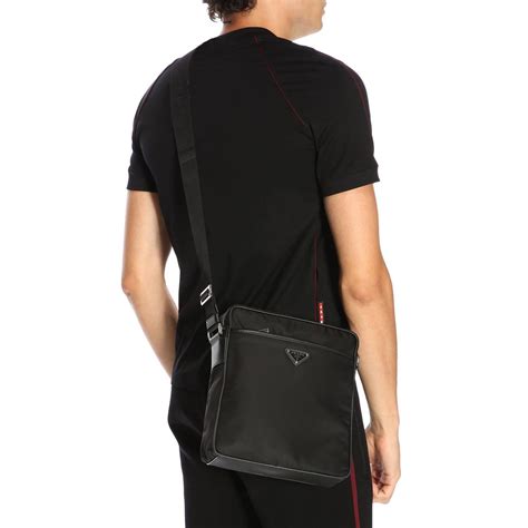 prada men's sling bag|prada shoulder bags men's.